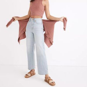 The Perfect Vintage Wide-Leg Crop Jean in Edmunds Wash, size 29